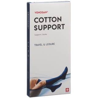 Venosan Cotton A-d Support Socks L Anthra 1 Paar