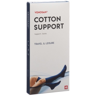 Venosan Cotton A-d Support Socks L Jeans 1 Paar