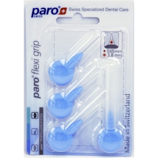 Paro Flexi Grip 3,8 мм, светло-голубой, тонкий, 4 шт.