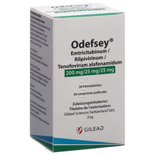 Odefsey Filmtabletten 200mg/25mg/25mg Flasche 30 Stück