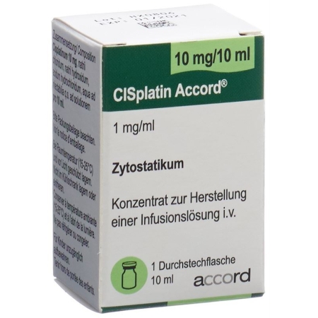 Cisplatin Accord 10mg/10ml Durchstechflasche 10ml