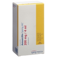 Amoxicillin Spirig HC 200mg/4ml Pulver Suspension 100ml Amoxicillin Spirig HC 200mg/4ml Pulver Suspension 100ml