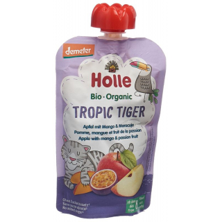 Holle Tropic Tiger - Паучи Яблоко Манго Маракуйя 100 г