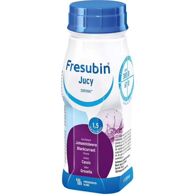 Fresubin Jucy Drink Cassis 4 Flatcap 200ml