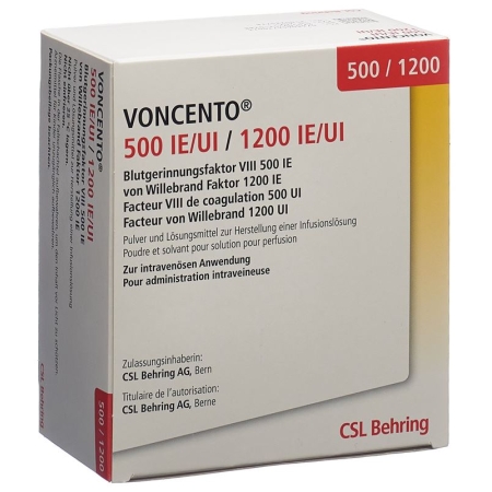 Voncento 500 I.e./1200 I.e. Cum Solv 5ml