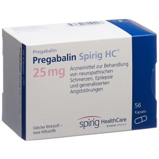 Pregabalin Spirig HC Kapseln 25mg (neu) 56 Stück