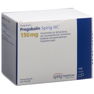 Pregabalin Spirig HC Kapseln 150mg (neu) 168 Stück