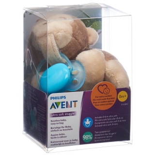 Avent Philips Snuggle+ultra Soft Affe Türkis