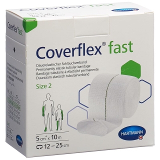 Coverflex Fast Размер 2 10мx5см Зеленый