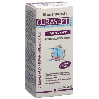 Curasept Ads Implant Mouthwash Flasche 200ml