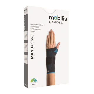 Sigvaris MOBILIS ManuActive повязка на запястье S левая