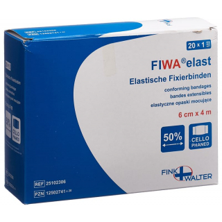 Smedico Fixierbinden Cellophan 6cmx4m Weiss 20 Stück