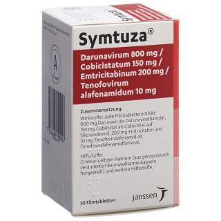 Symtuza Filmtabletten Flasche 30 Stück