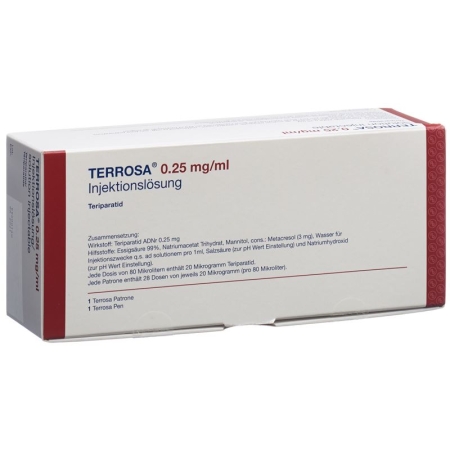 Terrosa Injektionslösung 250mcg/ml mit Pen Patrone 2.4ml