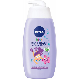 Nivea Kids 2in1 Shower & Shampoo Girl 500ml