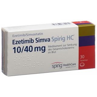 Ezetimib Simva Spirig HC Tabletten 10/40mg 30 Stück