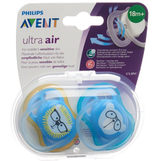 Avent Philips Schnul Ultra Air 18m+ Boy Löwe/baer