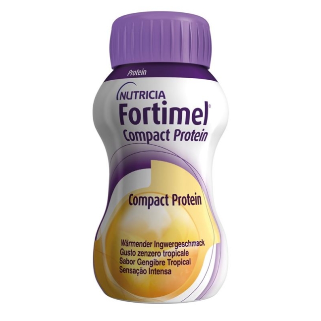 Fortimel Compact Protein Waerm Ingwer 4 Flasche 125ml