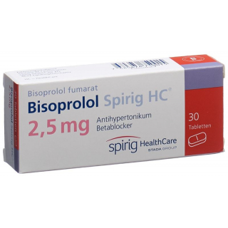 Bisoprolol Spirig HC Tabletten 2.5mg 30 Stück