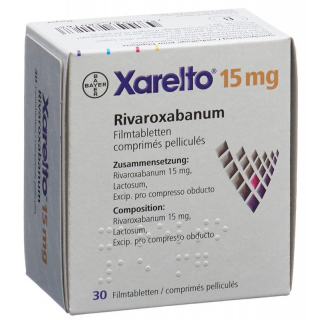 Xarelto Filmtabletten 15mg 30 Einz Blister