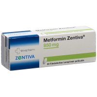 Metformin Zentiva Filmtabletten 850mg 30 Stück