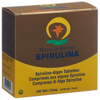 Marcus Rohrer Spirulina, коробка для заправки таблеток, 540 шт.