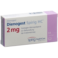 Dienogest Spirig HC Tabletten 2mg 84 Stück Dienogest Spirig HC Tabletten 2mg 84 Stück