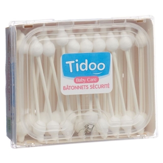 Ватные палочки Tidoo органическая коробка, 50 шт.