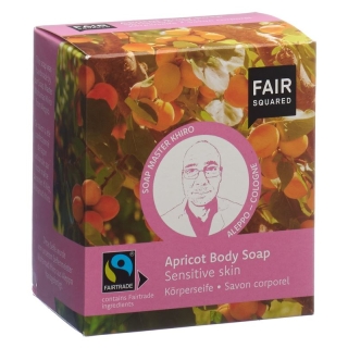 Fair Squared Body Soap Apric Sens Skin 2x 80g