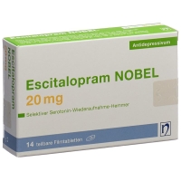 Escitalopram Nobel Filmtabletten 20mg 14 Stück