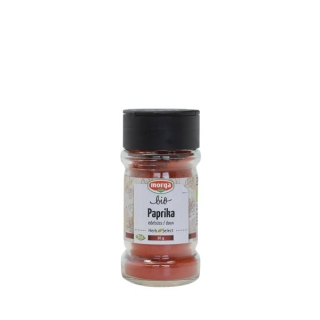 Morga Gewürz Paprika Edelsüss Gemahl Bio Glas 35