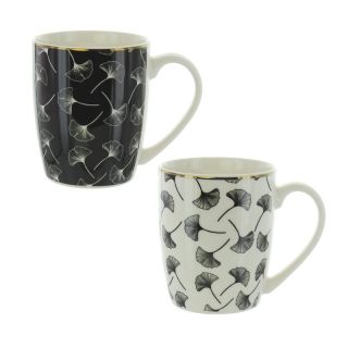 Herboristeria Mug Gingko Black & White