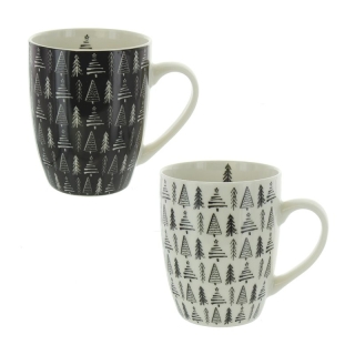 Herboristeria Mug Trees Black & White