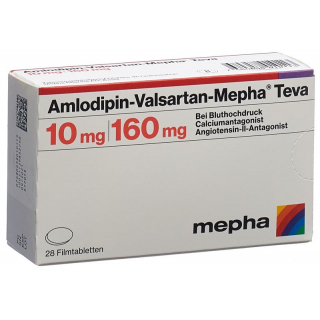 Amlodipin Valsartan Mepha Teva 10/160mg 28 Stück