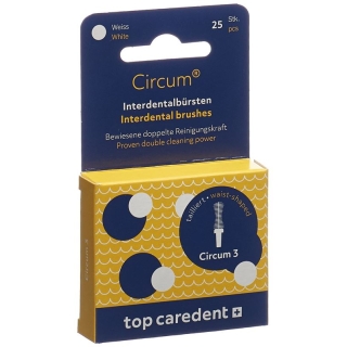 Щетки Top Caredent Circum 3 Int серые 25 шт.