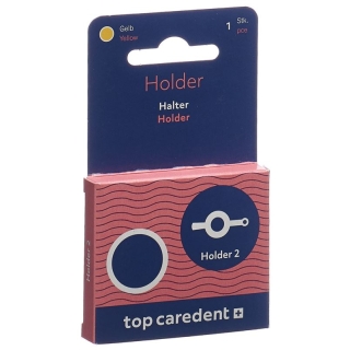 Top Caredent Holder 2 Holder Interdental S Yellow