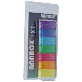 Anabox Medidispenser 1x7 Bunt D/f/i im Blister