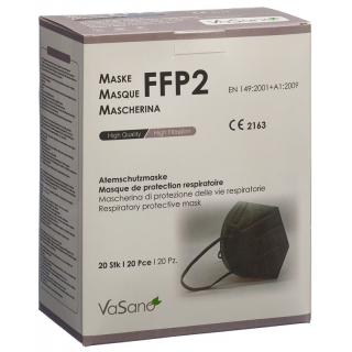 Маска Vasano Ffp2 Серая запечатанная D/f/i 20 шт.