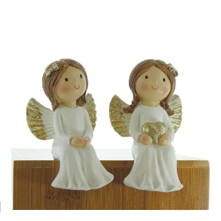 Herboristeria decorative figure angel Mia edge stool