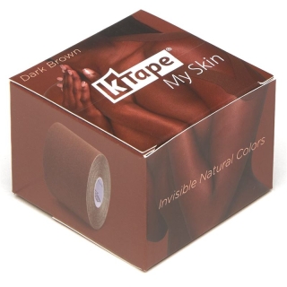 K-tape My Skin 5cmx5m Dark Brown Rolle